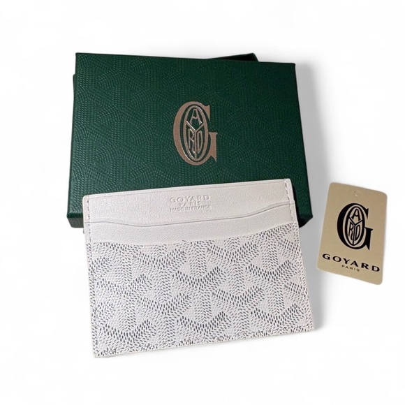 Goyard Accessories - - 1 of 1 White Goyard Saint-Sulpice Card Wallet